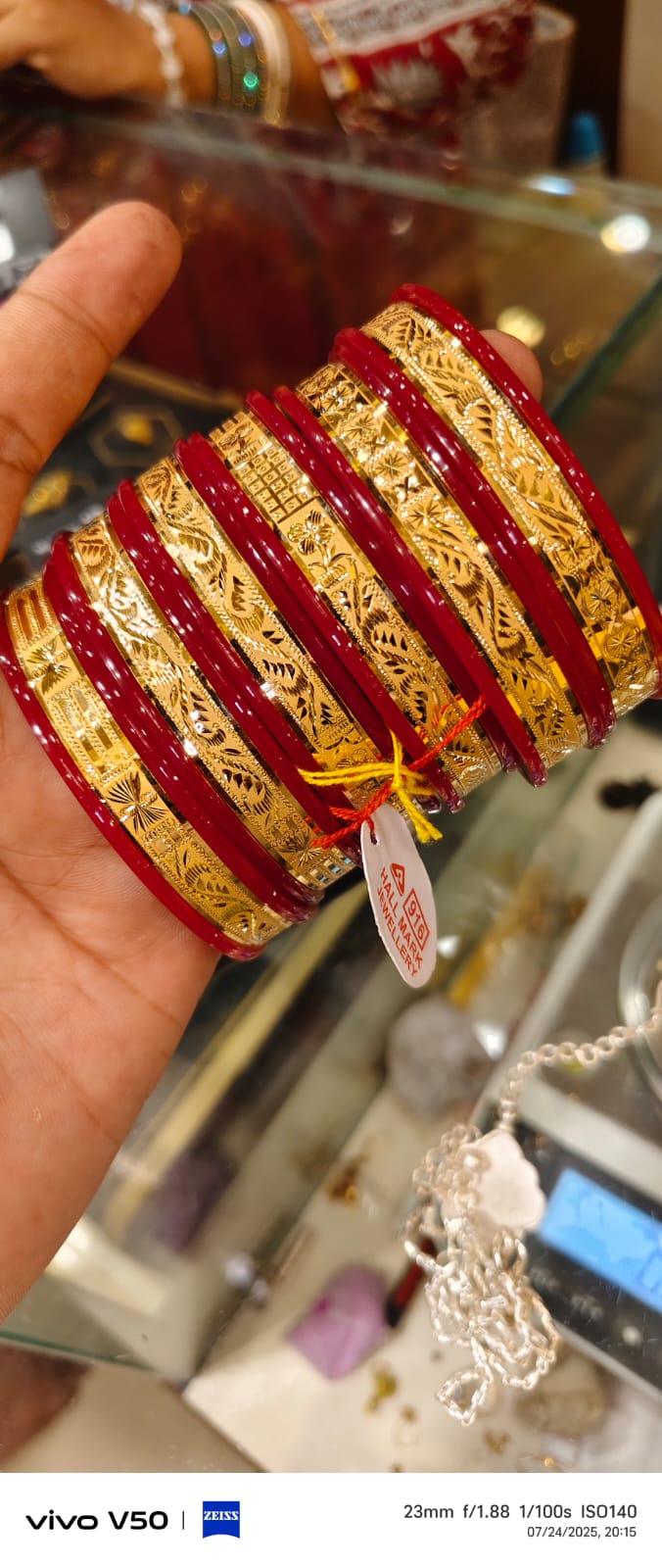 Heritage Engraved Bangle Stack